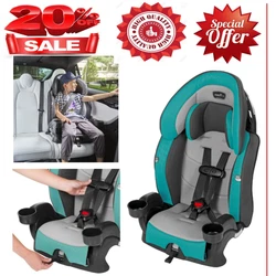 The Evenflo Chase Plus 2-in-1 Booster Car Seat adjusts to fit your child 22 –120 lbs. from a forward-facing harnessed...