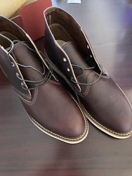This is a pair of Red Wing Chukka Boots in size 11Dand Briar Oil Slick Brown Leather. The boots are brand new and come...