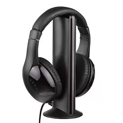 5-in-1 Headset: with functions of wireless headphone, wireless net audio chatting, wireless monitoring, FM radio, and...