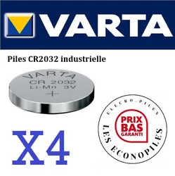 CR2032 DL2032/5004LC/E-CR203220. Intensité: 3V. Composition: Lithium. Piles industrielles et professionnelles, vendues...