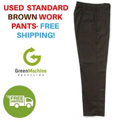 Used Hi-Visibility Reflective Hi-Vis Work Pants Cintas Redkap Unifirst G&K. Used Outerwear. Green Machine Recyclings...