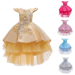 Elegant and pretty baby kids girls multi-layer tulle princess tutu dress. Care Instructions: Hand wash in cold water,...
