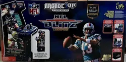 Arcade1Up - NFL BLITZ With Riser and Lit Marquee, Arcade Game Machine. NFL 2000.