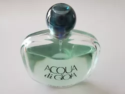 Flacon 50 ml Aqua di Gioia Armani , voir photos. Original produit acheté en parfumerie française.