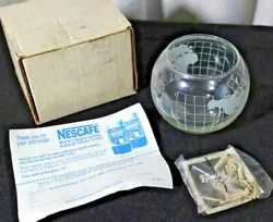 Item was a promotional advertising candle for Nestle Nescafe.
