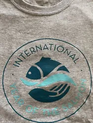 Salmon Fishing Shirt Size Large New. Can enjoy it. It’s a nice tee shirt.
