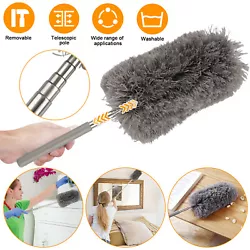 🎁 1 x Adjustable Stretch Extend Microfiber Feather Duster. This makes it easy to clean high places and hard-to-reach...