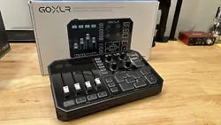 TC-Helicon GO XLR Broadcaster Platform with Mixer and Effects.