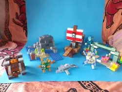 Lot Lego Minecraft incomplet.