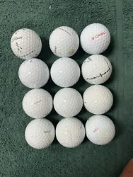 12 Titleist ProV1 Golf Balls Used clean and in Good Condition.