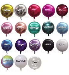 4D Sphere Style Foil Balloon in 4 Sizes - 10