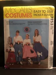 Pattern Number: 7253. Pattern Style: CHILDRENS GIRLS PULL-ON SKIRt AND PETTICOAT. Pattern cannot have been opened, cut,...