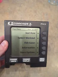 PM3 monitor for Concept2 indoor rower. Original owner selling after PM5 upgrade. In perfect working condition.
