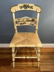 1985 L. Hitchcock Christmas Chair. Limited Edition (993/1000). Excellent Condition - Minor nicks and wear (see...