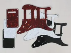 Remplacement HSH Scratch Plate SET pour Stratocaster  - conçu pour sadapter à la configuration des trous de vis...