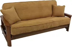 Material Polyester, Microsuede. This futon cover set features a classic double-corded design and is available in...