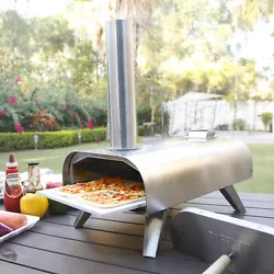 Big Horn Outdoors Portable Pizza Oven Pellet Grill Wood BBQ Smoker. : Our pellet pizza oven is ready to cook in 18...