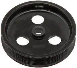 This power steering pump pulley is designed to match the fit and function of the original pulley on specified...