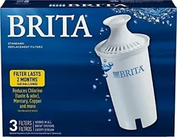 BRITA OB05/36215 STREAM W/ FILTER-AS-YOU-POUR PITCHER REPLACEMENT FILTERS 3 PK. Reliable seller ✅Packaged with care...