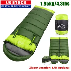 【Multipurpose Versatility】You can use our warm sleeping bag in multiple weather conditions. 【More Warm &...