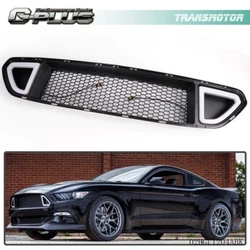Title: Front Grille with Bottom LED. For 2015-2017 Ford Mustang All Models. 1 Set Front Grille with Bottom LED, as the...