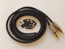 Câble RCA Phono pour platines Technics SL-1200, SL-1210, SL-1800. Compatible avec tous les modèles : MK2, MK3, M3D,...