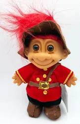This is a vintage Russ Trolls doll from their Trolls Around the World collection! This is a Lucky Troll from Canada...