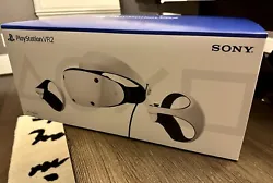 Sony PlayStation PS VR2 Headset Sense Controllers VR - White. Used for only a few hours, with all original accessories...
