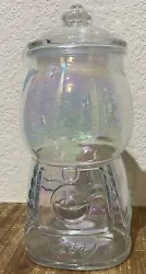 🎯Bullseye Playground Iridescent Glass Gumball Candy Canister Jar Target.