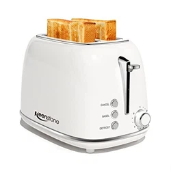 Extra Wide Slots: Mini toaster while large capacity.