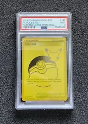 Pokeball SWSH146 PSA 9  Graded card shipped with a fitted sleeve with cardboard pieces around it, bubble wrapped into a...