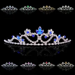 Kids Flower Girl Children Wedding Prom Tiara Crown Headband Kid Size - 10 Colour. Product Type: Kids size Tiara. Size:...
