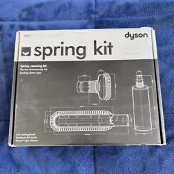 Kit d’accessoire Dyson spring kitNeufComprendBrosse rigideBrosse doucheDetachant tapis moquetteCompatible avec tous...