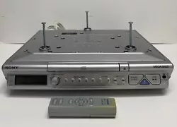 SONY Mega Bass Under Cabinet Radio & CD Player ICF-CD543RM with Remote.. Tested and works Radio and Cdremote control...