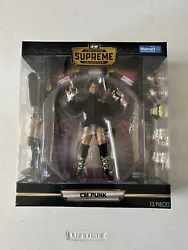 AEW Unrivaled Supreme CM Punk Walmart Exclusive 6” Figure All Elite IN HAND #07. Condition is New. Shipped with USPS...
