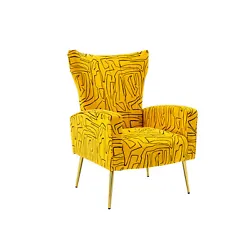 Introductions: Get a modern look that adds comfort and style to your home with the wingback sofa chair. European style...