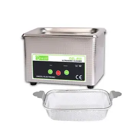 PREMIUM MATERIAL- This ultrasonic cleaner machine made of high quality SUS 304 stainless steel, All #304 Stainless...
