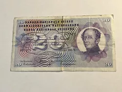 Billet Suisse 20 Francs 1974 (134-1/A2-3)