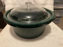 This is for the round 5 quart green glazed crock and glass lid only. In excellent condition. Very nice to have a spare...