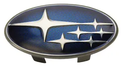 Subaru Part # GS22102400. This is the steering wheel center emblem/logo for Subaru vehicles. This goes on the driver...