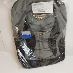K-cliffs Student College backpack Gray And Black. Water Bottle Holder.  New in Factory sealed bag