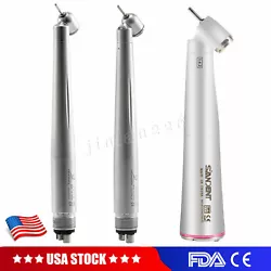 Can be used without fiber optic system. Dental 45 degree electric contra angle fiber optic 1:4.2 increasing handpiece....