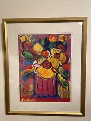 Peter Max Giclee. Professionally framed.