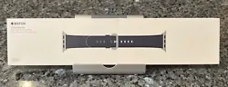 Authentic Apple 42mm Classic Buckle Midnight Blue Leather Band - Rare • Limited Edition • Sold Out at Apple. It...