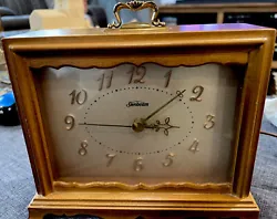 Wood Mid-Century Vintage Sunbeam Electric Clock, Model A300 Tested Working. Excellent working condition including...