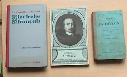 Horace 1931 : 87 pages. - les textes français 1931 : 370 pages.