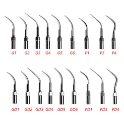 Note: G1,G2,G3,G4,P1,P3 P4 is suitable for WOODPECKER and EMS dental scalers. The two types of spiral burr are...