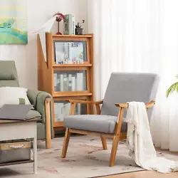 This chair which can fit into all kinds of styles well. Solid wood legs are strong and durable. It is suitable for your...