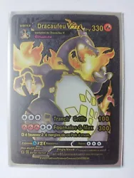 Carte Pokémon Dracaufeu Vmax Shiny Black sv107 sv122 En excellent état avec son étui Envoi soigné et rapide