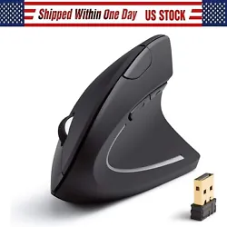 1 Ergonomic Optical 2.4G Wireless Vertical Mouse 1600 DPI 5 Buttons USB Receiver. Type: Wireless Vertical Mouse....